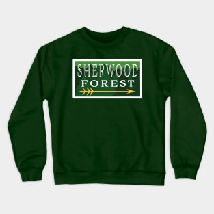 Sher Forest Travel Sticker Crewneck Sweatshirt
